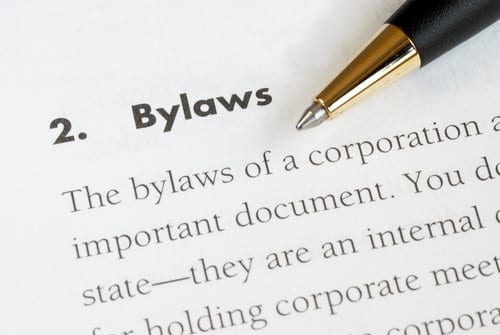 There are plenty of examples of bylaws for nonprofit. 