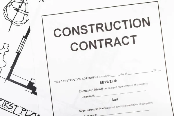 How does a template for construction contract work and what are they used for?