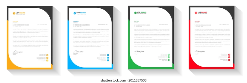 You can create a great letterhead for Word using this post. 